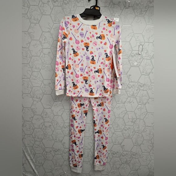 Nwt Wonder Nation Girls Halloween Pajama Set, Size 10 - Picture 1 of 7